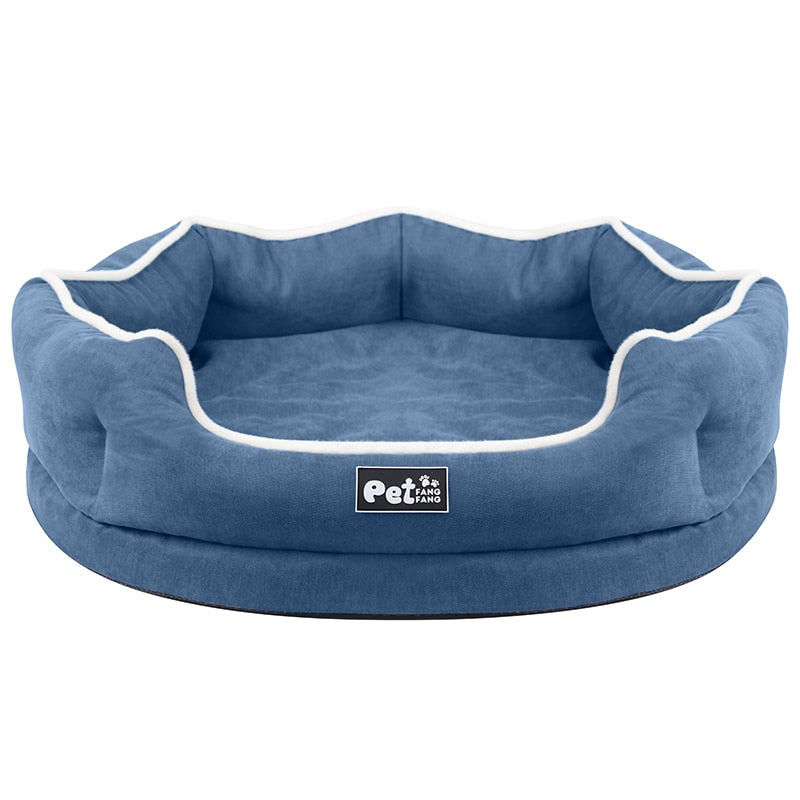 Memory Foam Dog Bed For Small Large Dogs Winter Warm Dog House Soft Detachable Pet Bed Sofa Breathable All Seasons Puppy Kennel