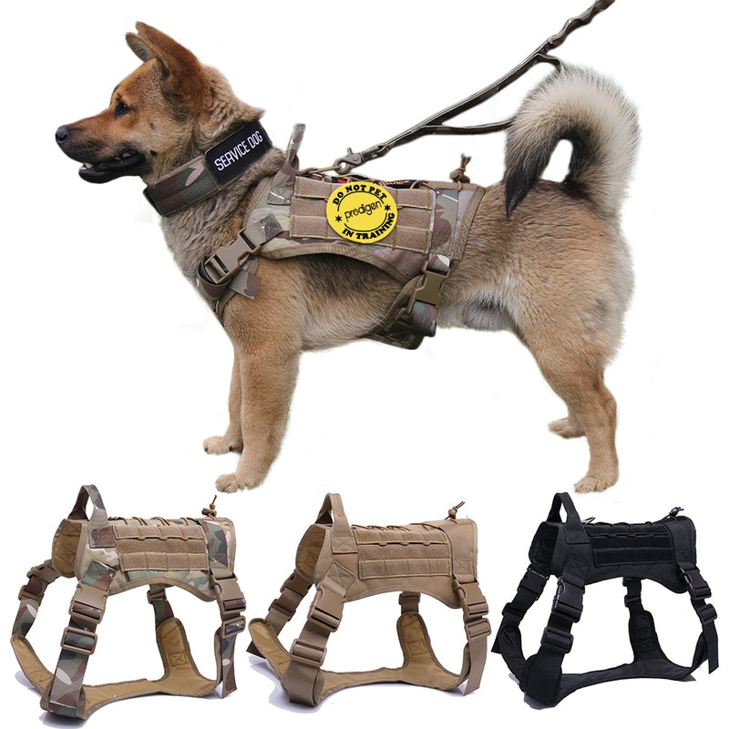 Dog Harness German Shepherd Pet Dog Vest With Handle Nylon Bungee Dog Leash Harness For Small Large Dogs Puppy