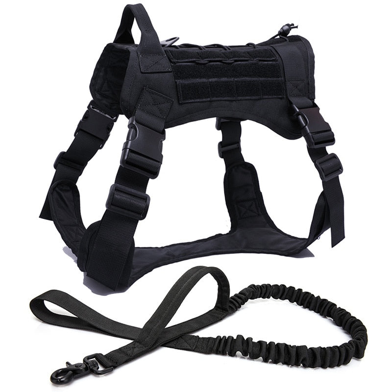 Dog Harness German Shepherd Pet Dog Vest With Handle Nylon Bungee Dog Leash Harness For Small Large Dogs Puppy