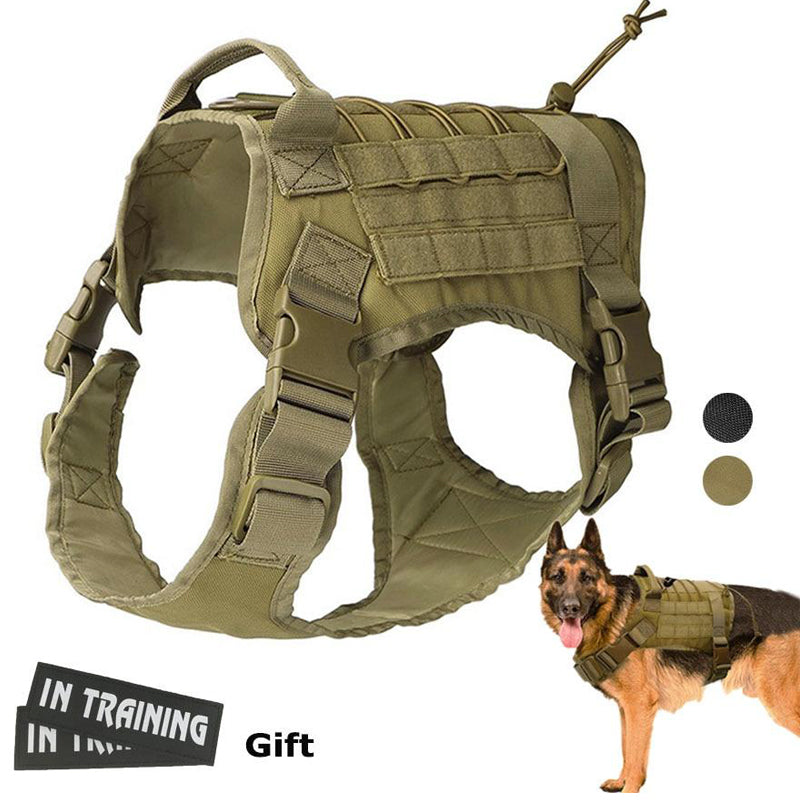 Dog Harness Vest Large Dog Adjustable Pet Dog Vest Harness Outdoor Training Nylon Vest German Shepherd Mysudui