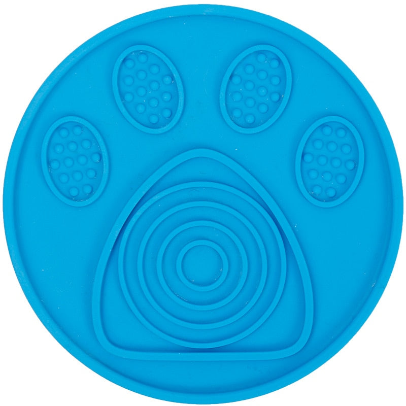 Pet Silicone Dog Lick Pad Feeding Mat Cat Dog Bowl Slow Feeder Bowls For Bath Grooming Distraction Training Lickimat