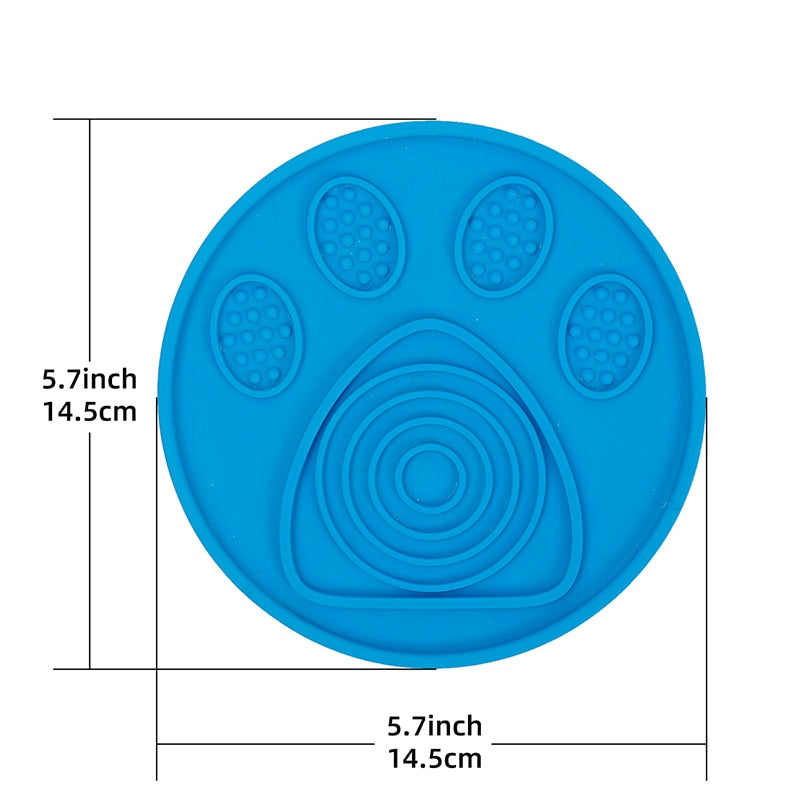 Pet Silicone Dog Lick Pad Feeding Mat Cat Dog Bowl Slow Feeder Bowls For Bath Grooming Distraction Training Lickimat