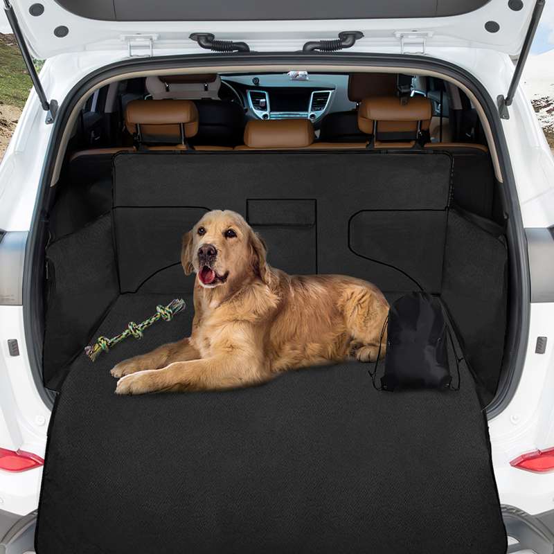 New Dog Car Trunk Mat Hammock Boot Pet Seat Cover Barrier Protect Floor Non-slip Foldable Waterproof Dirt Resistant Rear Seat