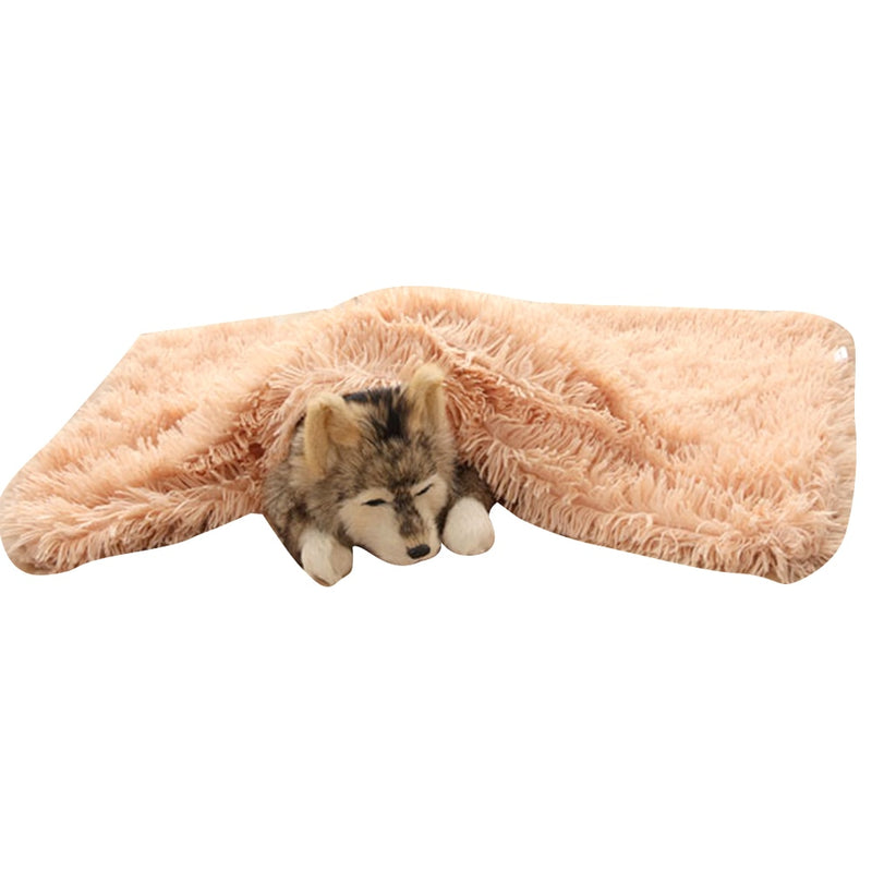 New Soft Flannel Thickened Pet Soft Fleece Pad Pet Blanket Bed Mat For Puppy Dog Cat Sofa Cushion Home Rug Keep Cover