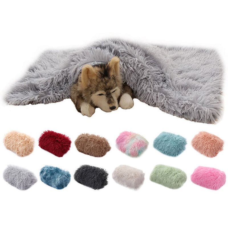 New Soft Flannel Thickened Pet Soft Fleece Pad Pet Blanket Bed Mat For Puppy Dog Cat Sofa Cushion Home Rug Keep Cover