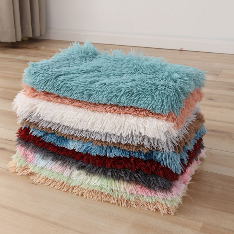 New Soft Flannel Thickened Pet Soft Fleece Pad Pet Blanket Bed Mat For Puppy Dog Cat Sofa Cushion Home Rug Keep Cover