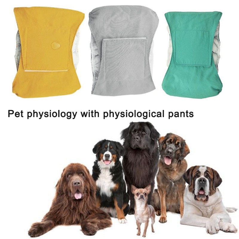 Newly Reusable Male Pet Dog Nappy Pants Simple Menstrual Sanitary Diaper Pets Supply