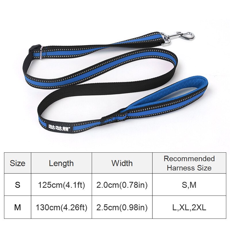 No Pull Reflective Dog Harness Leash Set Pet Vest Lead For Small Medium Large Dogs Daily Training Walking Nylon Harnesses S-XL