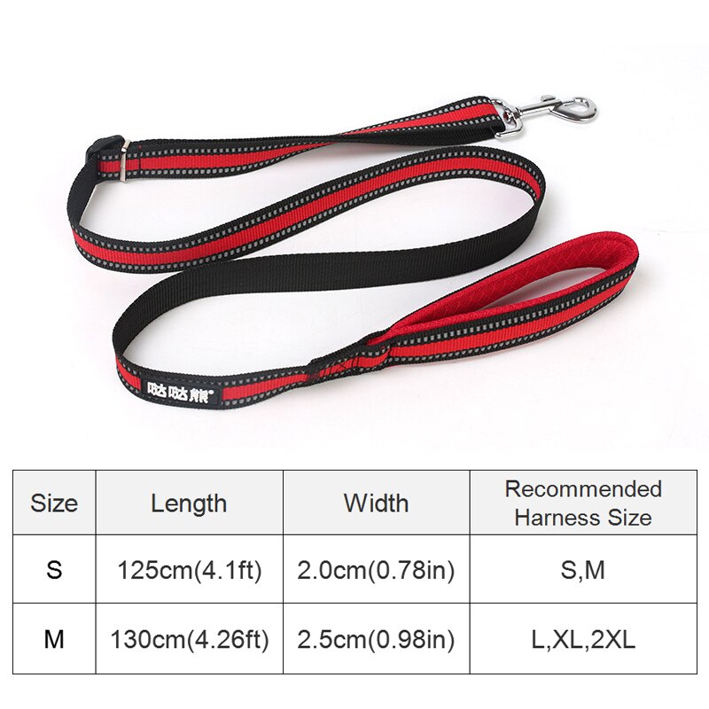 No Pull Reflective Dog Harness Leash Set Pet Vest Lead For Small Medium Large Dogs Daily Training Walking Nylon Harnesses S-XL