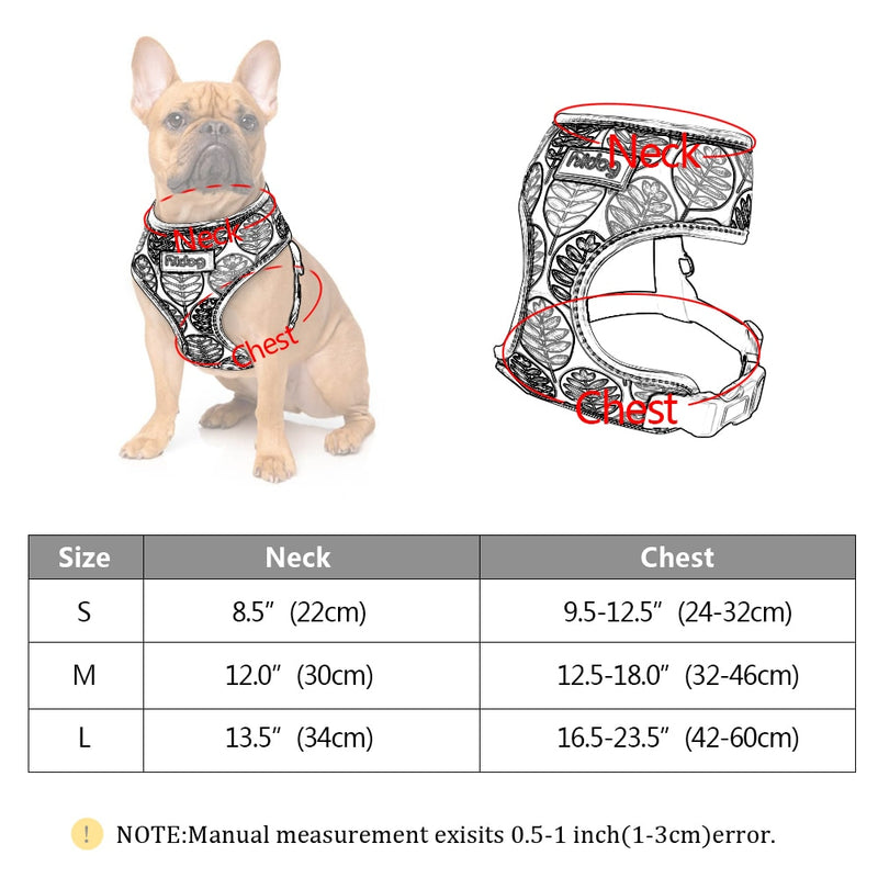 Nylon Dog Cat Harness Printed Puppy Small Dogs Harnesses Vest Pet Walking Leash for Cats French Bulldog Chihuahua Yorkshire