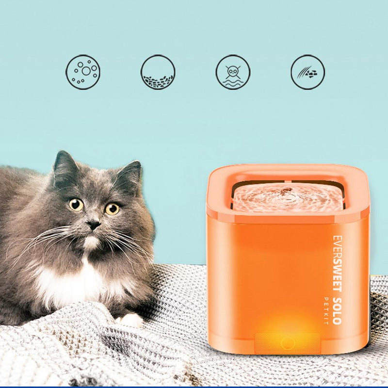 1.8L Smart  Cat Water Automatic Dispenser Bowl Filter Anti Static-Electricity