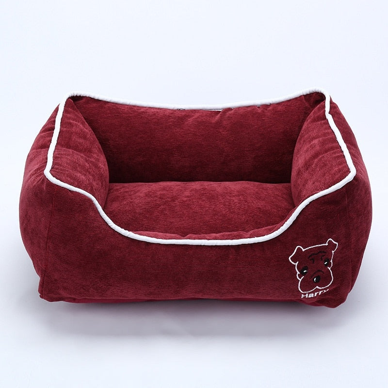 Pet Bed for Small Medium Large Dog Crate Pad Deluxe Soft Bedding Moisture Proof Bottom for All Seasons Puppy Dog House Pet Bed