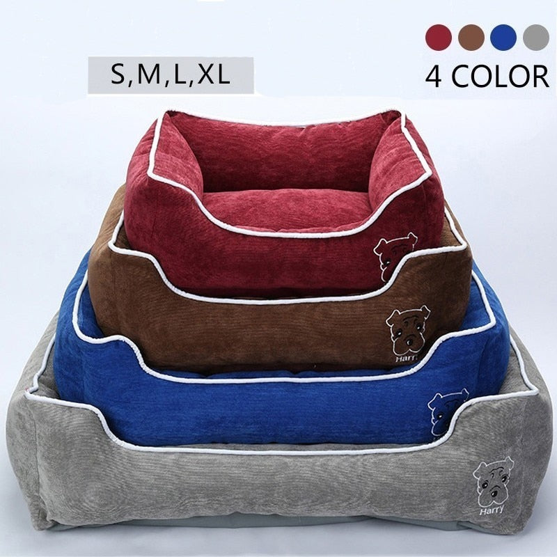 Pet Bed for Small Medium Large Dog Crate Pad Deluxe Soft Bedding Moisture Proof Bottom for All Seasons Puppy Dog House Pet Bed