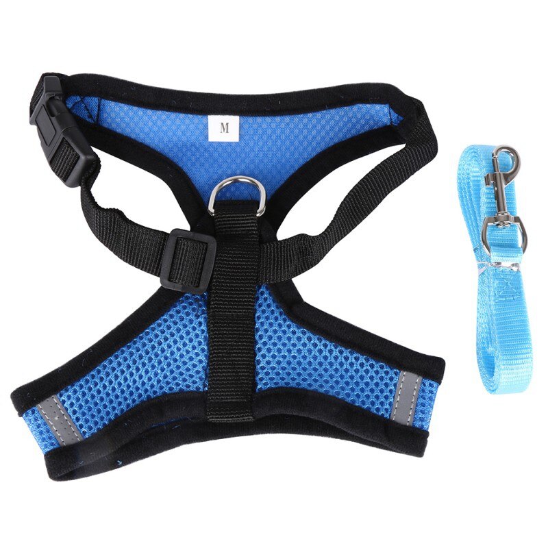 Pet Chest Strap Shining Rhinestone Heart design Vest Harnesses soft comfortableSmall Dog Puppy Cat  Leather Leash Pet Supplies