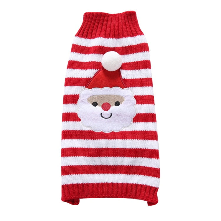 Pet Clothes Dog Sweater Cat Costume For Small Dogs Christmas Deer Clothing Cat Sweater Dogs Coat Halloween Warm Pet Knitte Coat