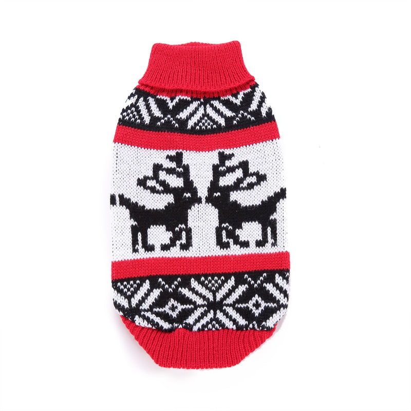 Pet Clothes Dog Sweater Cat Costume For Small Dogs Christmas Deer Clothing Cat Sweater Dogs Coat Halloween Warm Pet Knitte Coat