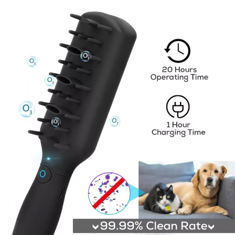 Pet Comb Grooming For Dog Cat Recharge Comb O₃ Sterilization Deodorization Insect Repellent Massaging Cleaning Pets Supplies