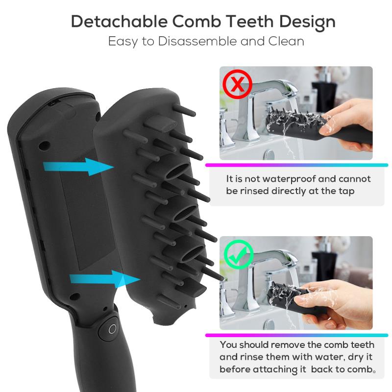 Pet Comb Grooming For Dog Cat Recharge Comb O₃ Sterilization Deodorization Insect Repellent Massaging Cleaning Pets Supplies