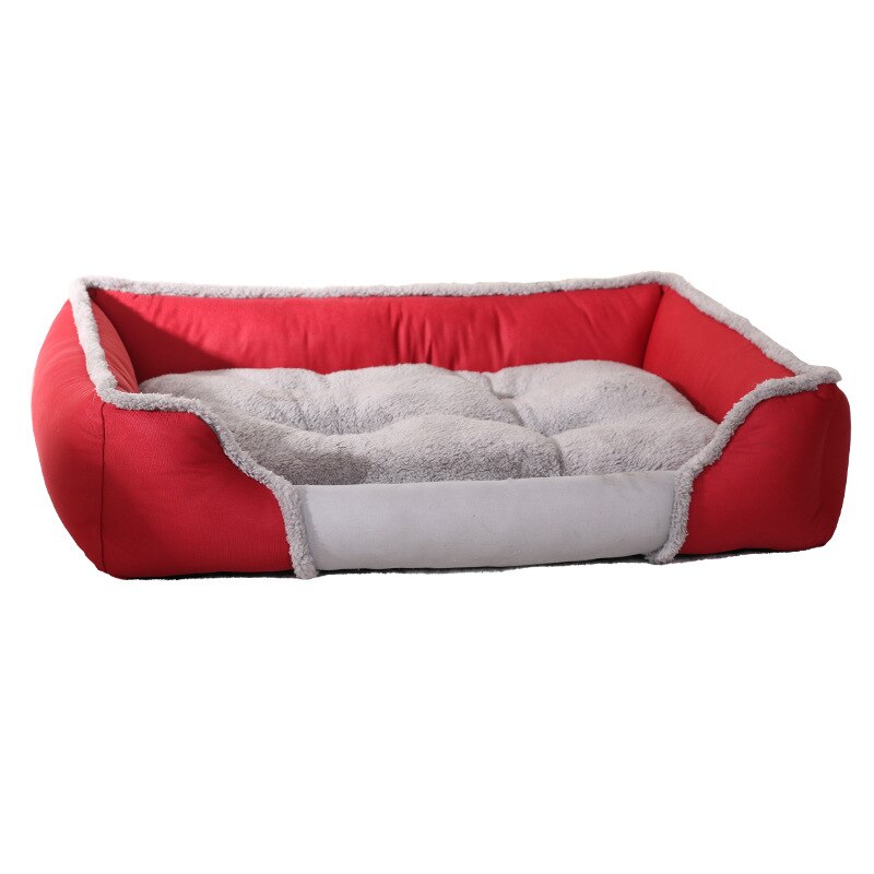 Pet Dog Bed For Large Dogs Washable Puppy Pet Cat Beds Mats Waterproof Dog House Kennel Autumn/Winter Warm Soft Dog Baskets Nest