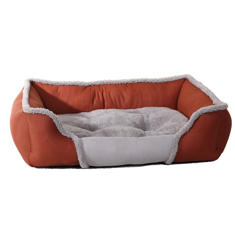 Pet Dog Bed For Large Dogs Washable Puppy Pet Cat Beds Mats Waterproof Dog House Kennel Autumn/Winter Warm Soft Dog Baskets Nest