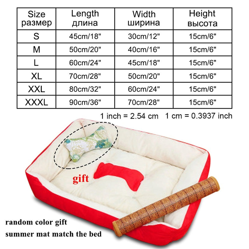 Pet Dog Bed Sofa Big Dog Bed For Small Medium Large Dog Mats Bench Lounger Cat Chihuahua Puppy Bed Kennel Cat Pet House Supplies