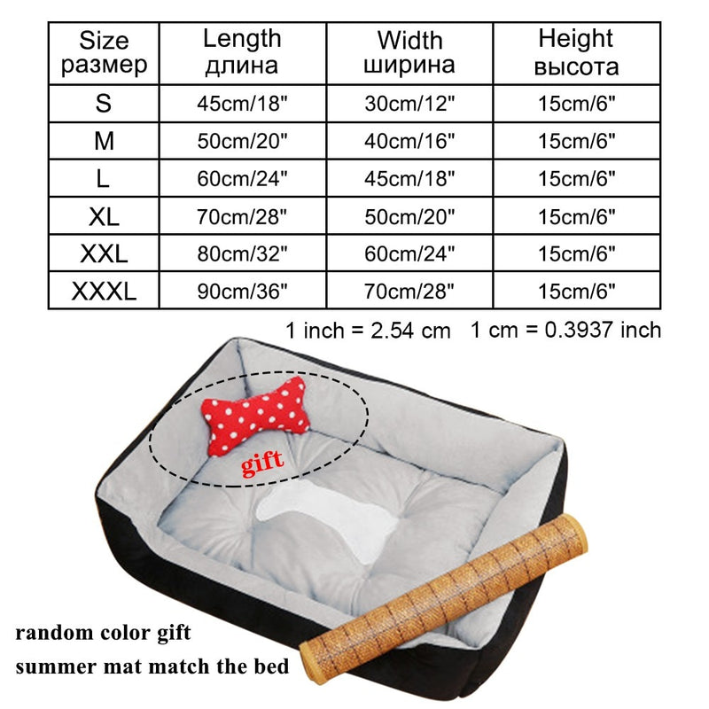 Pet Dog Bed Sofa Big Dog Bed For Small Medium Large Dog Mats Bench Lounger Cat Chihuahua Puppy Bed Kennel Cat Pet House Supplies