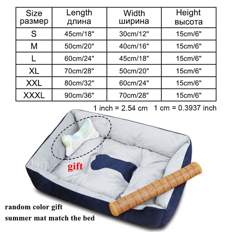 Pet Dog Bed Sofa Big Dog Bed For Small Medium Large Dog Mats Bench Lounger Cat Chihuahua Puppy Bed Kennel Cat Pet House Supplies
