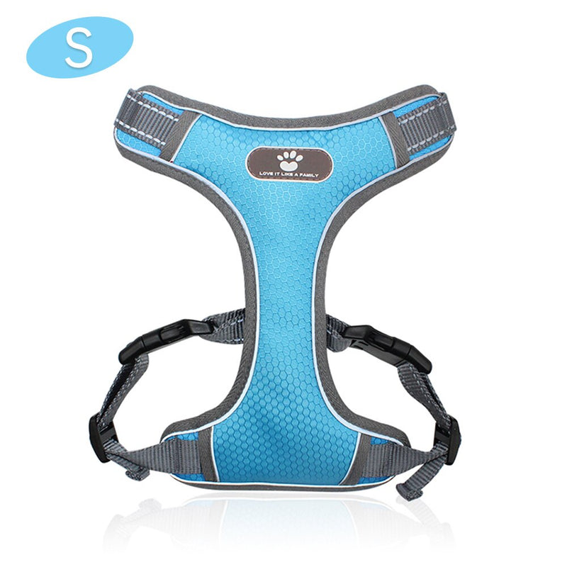 Pet Dog Harness Vest Adjustable Pet Breathable Reflective Accessories Mesh Harnesses For Medium Large Dog Breast-band