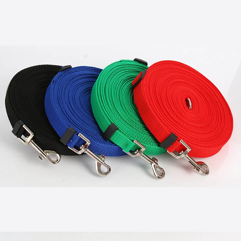 Pet Dog Lead Leash for Dogs Cats Nylon Walk Dog Leash Selected Size 1.5M 1.8M 3M 6M 10M  Outdoor Security Training Dog Harness
