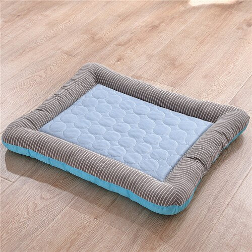 Pet Dog Mat Ice Pad Dog Sleeping Mats For Dogs Cats Pet Kennel Top Quality  Cool Cold Silk Bed For Dog