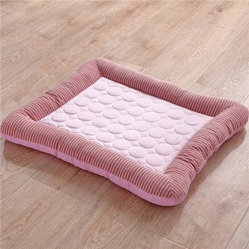 Pet Dog Mat Ice Pad Dog Sleeping Mats For Dogs Cats Pet Kennel Top Quality  Cool Cold Silk Bed For Dog