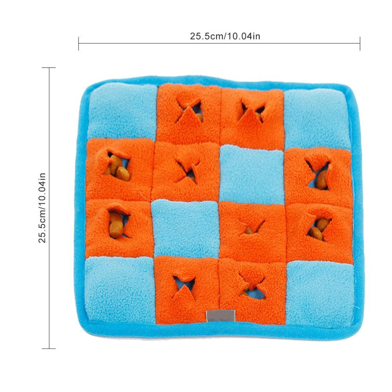 Pet Dog Snuffle Mat Pet Sniffing Training Blanket Detachable Fleece Pads Dog Mat Relieve Stress Nosework Puzzle Toy Pet Nose Pad