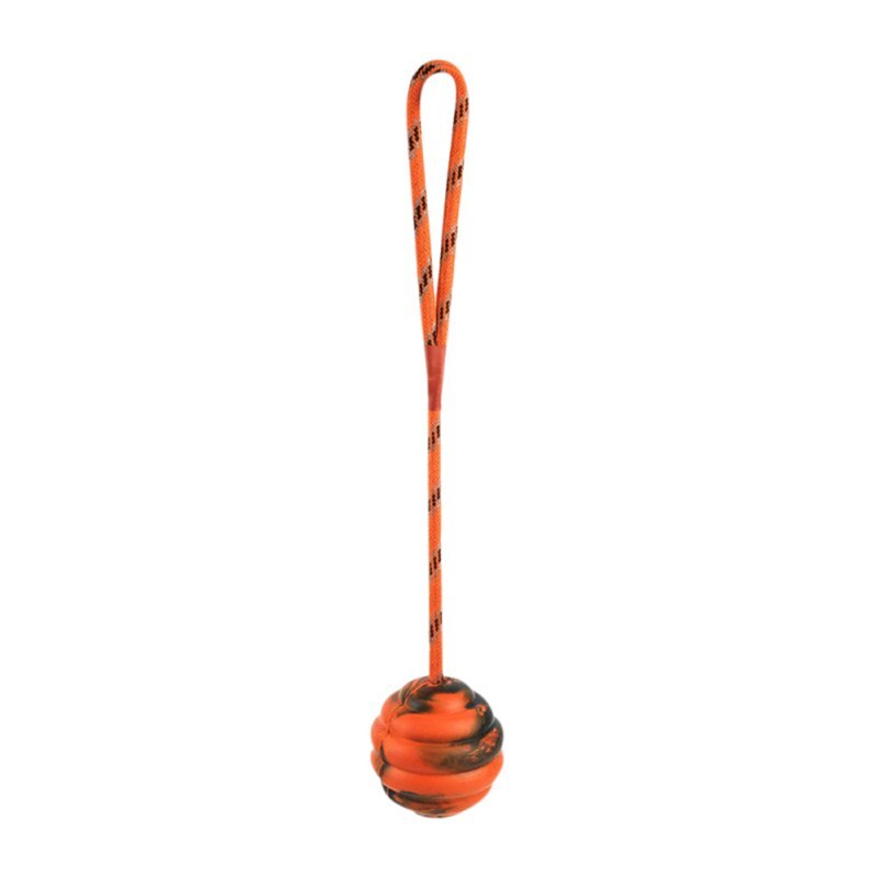 Pet Dogs Training Toy Natural Rubber Ball On Rope For Reward Fetch Play Interactive Funny Dog Toy Dog Training Supplies