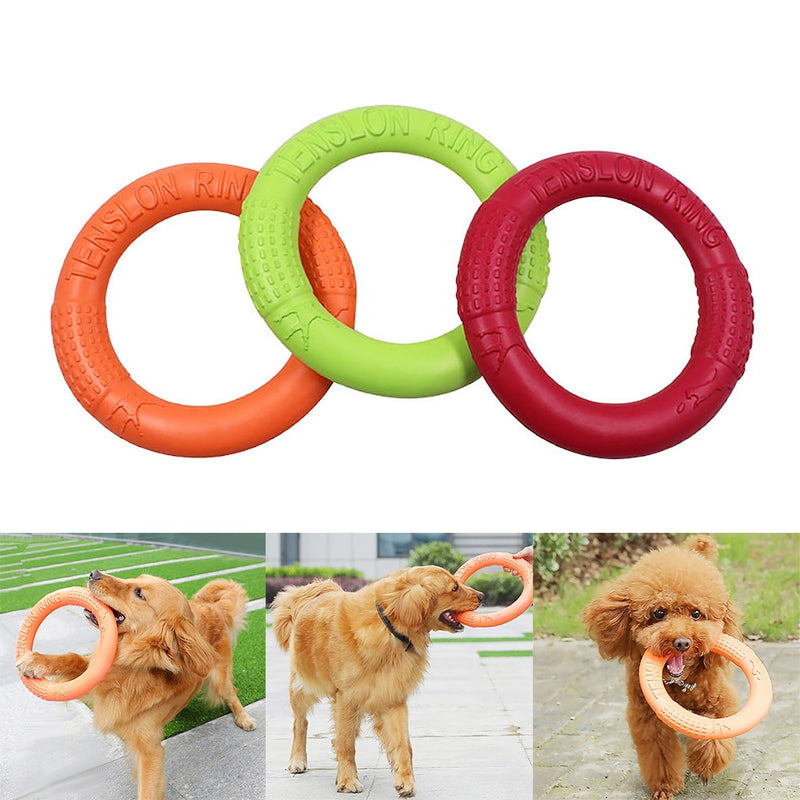 Pet Flying Discs EVA Dog Training Ring Puller Resistant Bite Floating Toy Puppy Outdoor Interactive Game Playing Products Supply