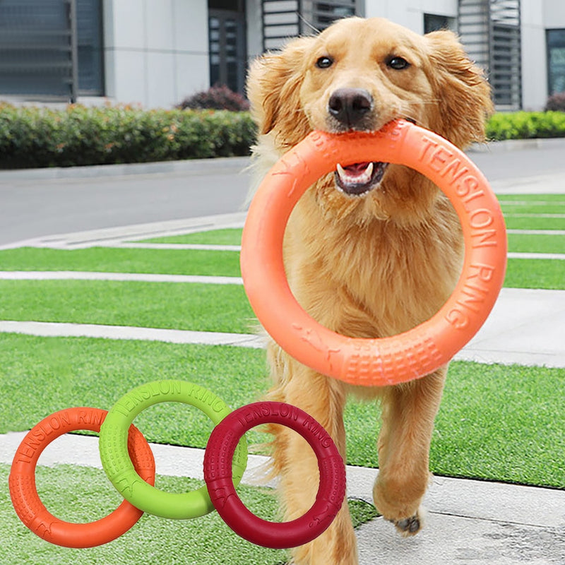 Pet Flying Discs EVA Dog Training Ring Puller Resistant Bite Floating Toy Puppy Outdoor Interactive Game Playing Products Supply