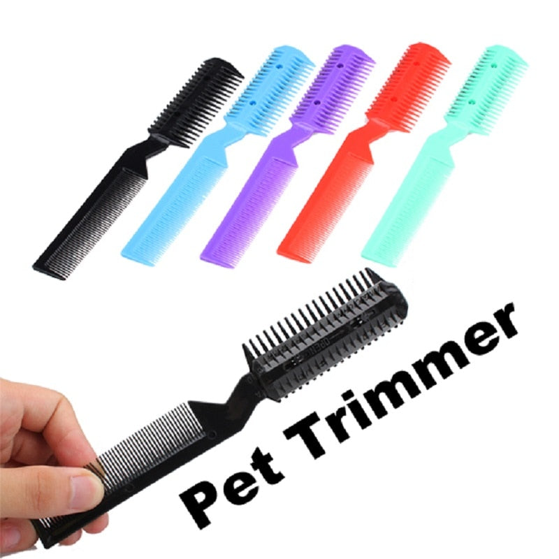 Pet Grooming Comb Hair Trimmer Grooming Comb for Hair Pet Brush Beauty Brush Cutting Remover Pet Dog Accessories