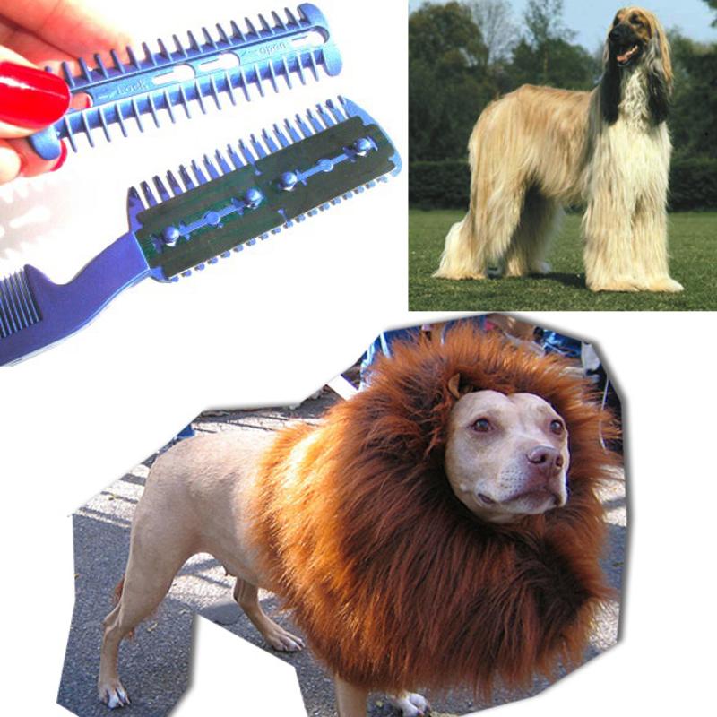 Pet Grooming Comb Hair Trimmer Grooming Comb for Hair Pet Brush Beauty Brush Cutting Remover Pet Dog Accessories