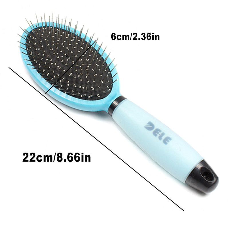 Pet Hair Comb for Cat Dog Hair Remover Double-sided Easy Deshedding Brush for Cat Grooming Tool for Long Small Hair Dog