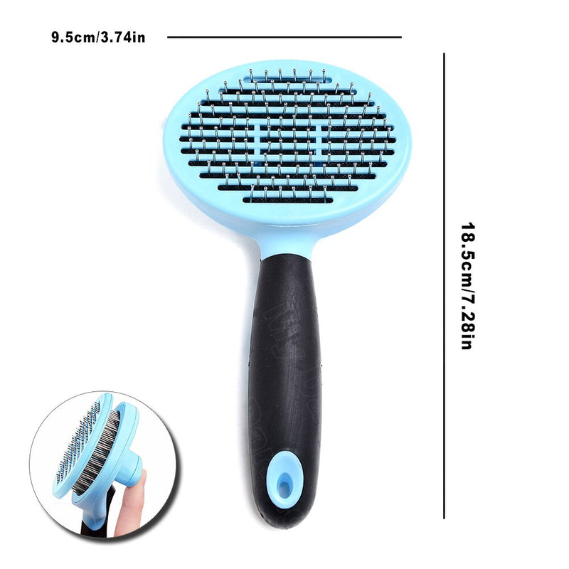 Pet Hair Comb for Cat Dog Hair Remover Double-sided Easy Deshedding Brush for Cat Grooming Tool for Long Small Hair Dog