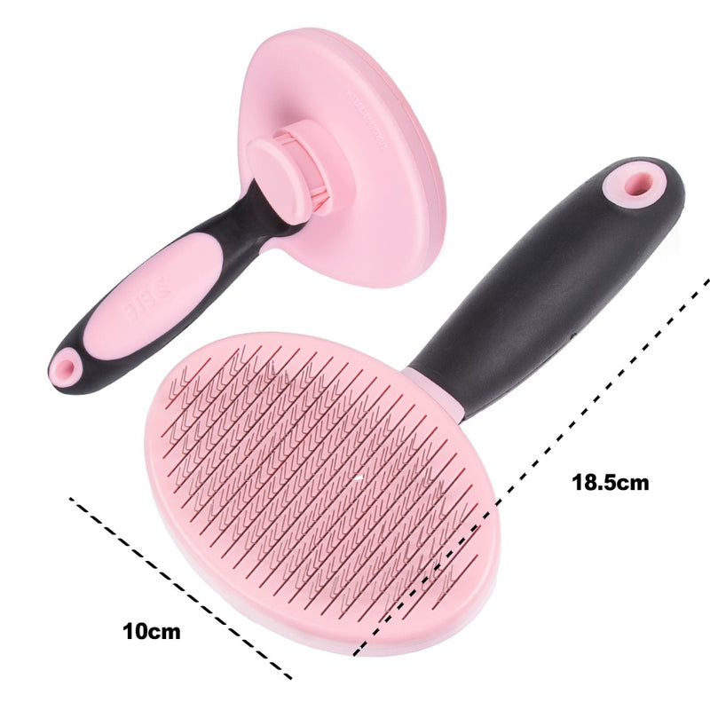 Pet Hair Comb for Cat Dog Hair Remover Double-sided Easy Deshedding Brush for Cat Grooming Tool for Long Small Hair Dog