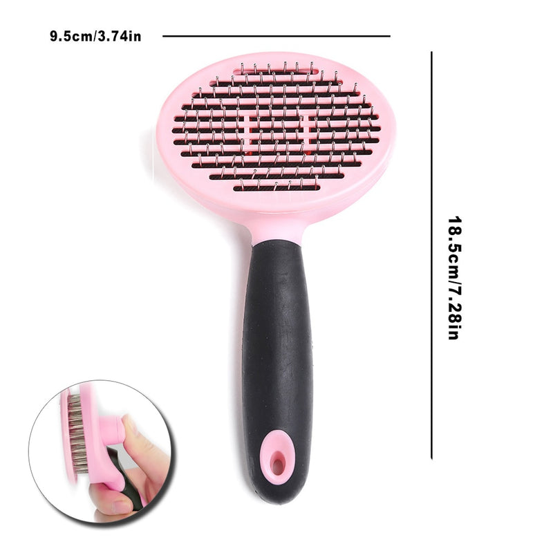 Pet Hair Comb for Cat Dog Hair Remover Double-sided Easy Deshedding Brush for Cat Grooming Tool for Long Small Hair Dog