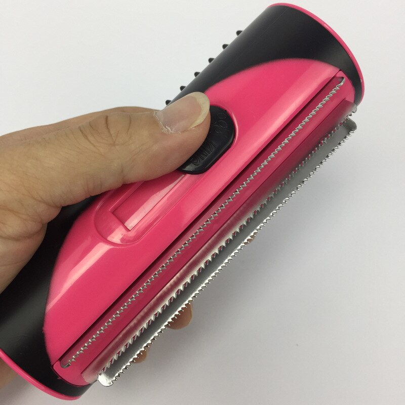 Pet Hair Removal Brush Dog Cat Massage Comb Deshedding Tools Cat Grooming Pet Hair Massage Handle Comb Fur Removing Lint Brush