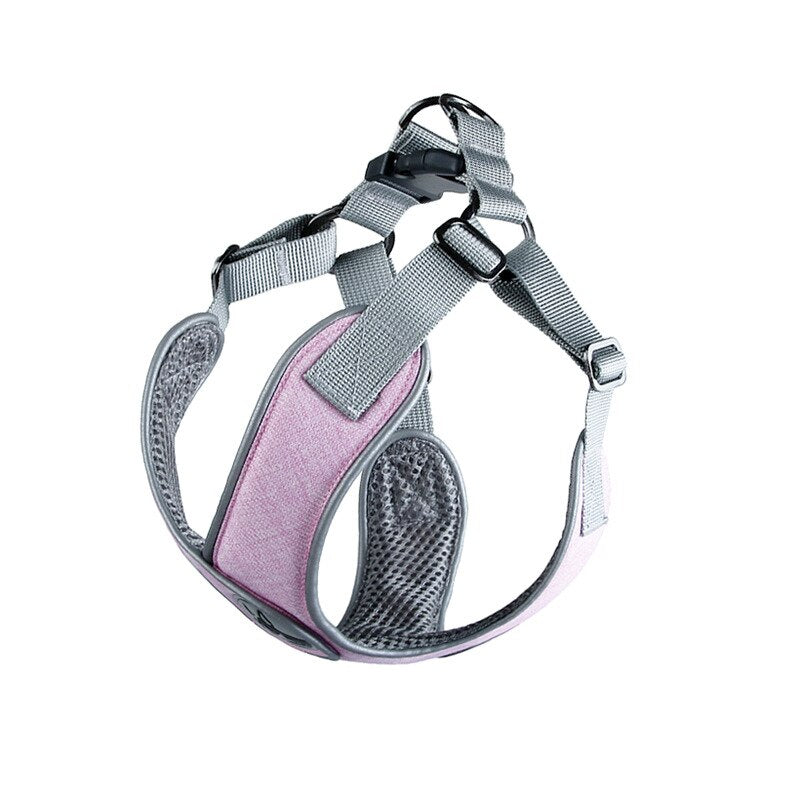 Pet Harness Adjustable Reflective Small Medium Dog Traction Rope Leash Harness Dogs Collar Leash Belt Pet Training Supplies