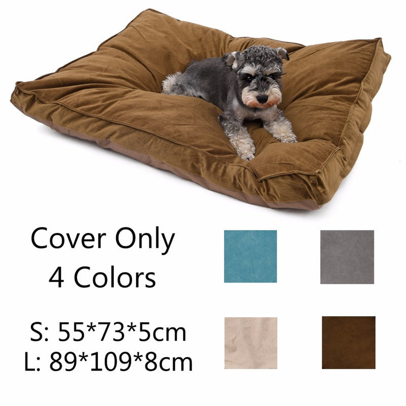 Pet Mat Covers Hot Soft Warm Dog Cushion Covers Durable Dog Cat Bed Cover Pet Mats Large Dog Bed Mat Cover 4 Colors Dog Products