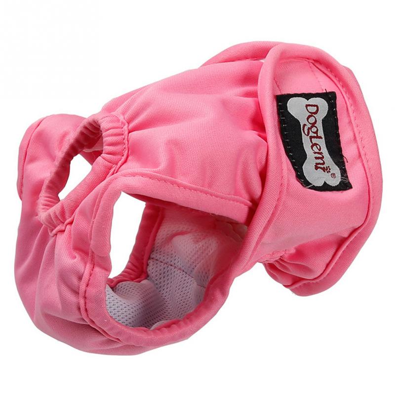 Pet Physiological Pants Puppy Washable Durable Doggie Diapers Underwear Short Diaper Pet Underwear Reusable Sanitary Pants Dogs