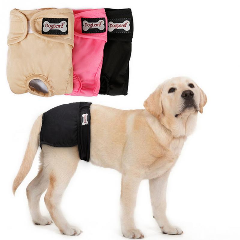 Pet Physiological Pants Puppy Washable Durable Doggie Diapers Underwear Short Diaper Pet Underwear Reusable Sanitary Pants Dogs