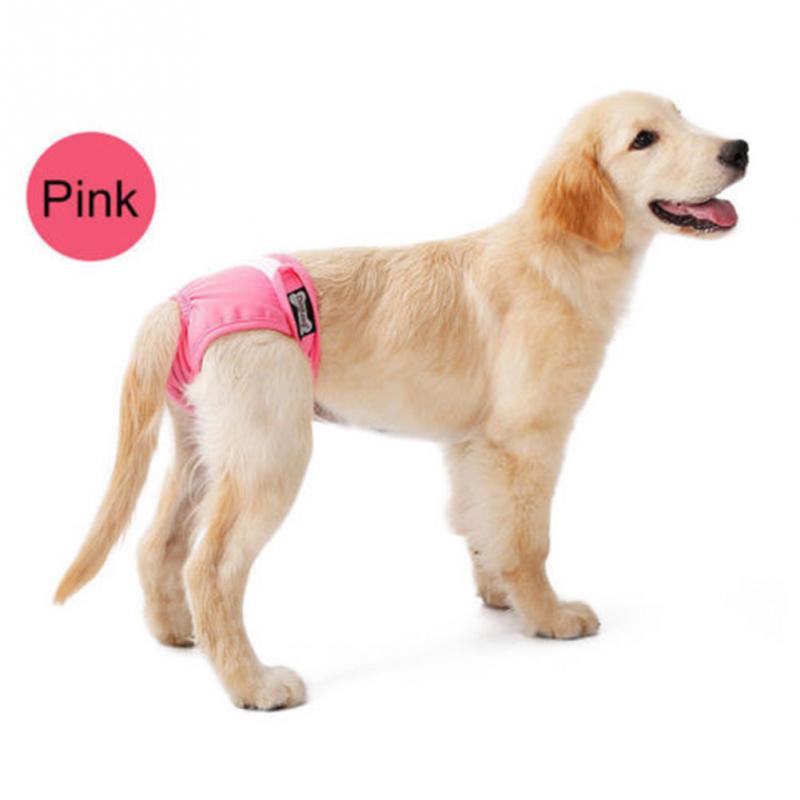 Pet Physiological Pants Puppy Washable Durable Doggie Diapers Underwear Short Diaper Pet Underwear Reusable Sanitary Pants Dogs