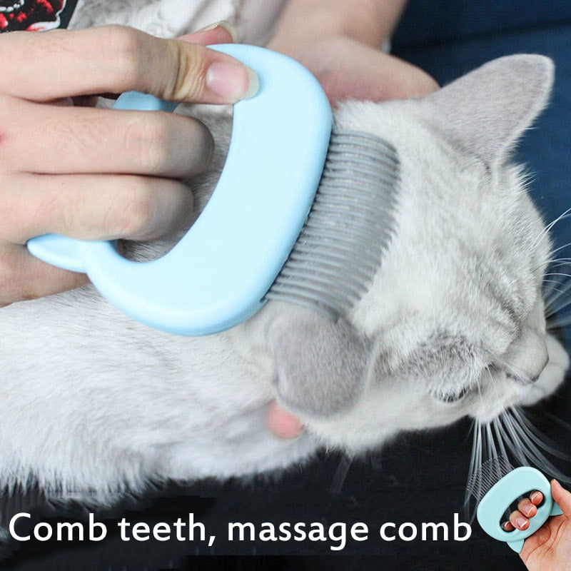 Pet Shell Needle Comb Animal Cleaning Comb Pet Supplies Grooming Hair Brush Hair Removal 3 Colors Pet Cat Dog Massage Combs