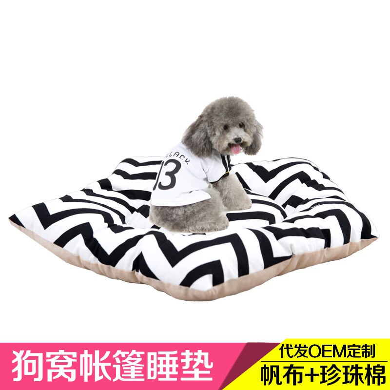 Pet Tent House Cat Bed Portable Teepee with Thick Cushion  Available for Dog Puppy Excursion Outdoor Indoor Small Animals Bed