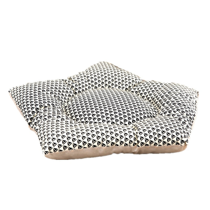 Pet Tent House Cat Bed Portable Teepee with Thick Cushion  Available for Dog Puppy Excursion Outdoor Indoor Small Animals Bed
